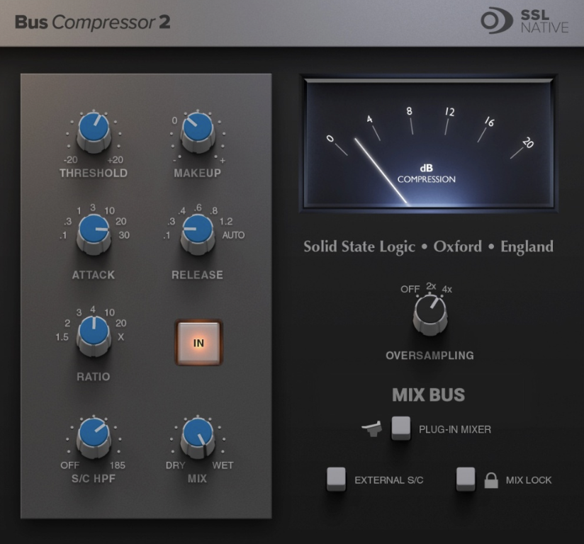 Solid State Logic SSL Native Bus Compressor 2